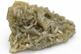 Yellow-Brown Tabular Barite Crystals with Phantoms - Peru #224406-1